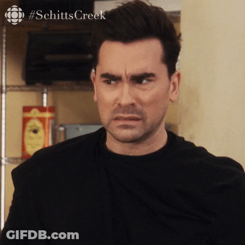 Ew David Rose Closing Eyes GIF