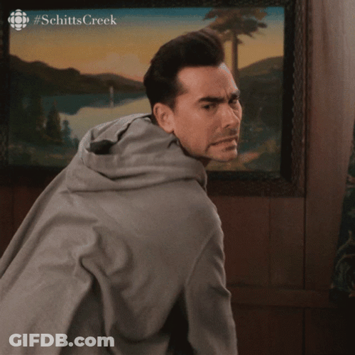 Ew David Rose Disgusted Wearing Hoodie GIF