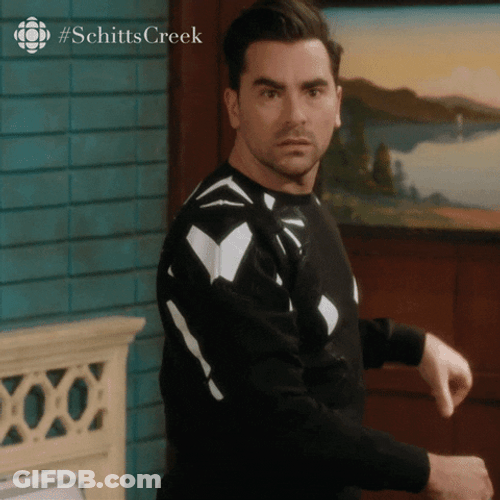 Ew David Rose Looking Sideway GIF