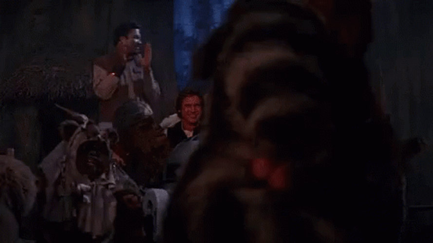 Ewok Having A Gathering GIF