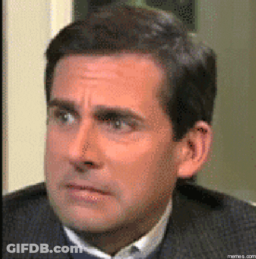 Ewwww Michael Scott Furrowed Face GIF