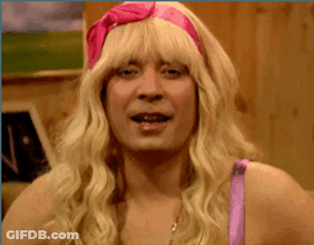 Ewwww Scrunched Drag Jimmy Fallon GIF