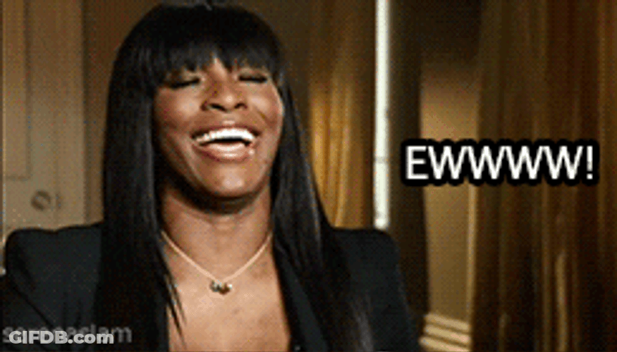 Ewwww Serena Williams Laughing GIF