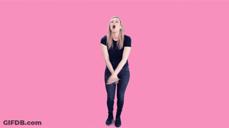 Exaggerated Curtsy Mocking Lady GIF