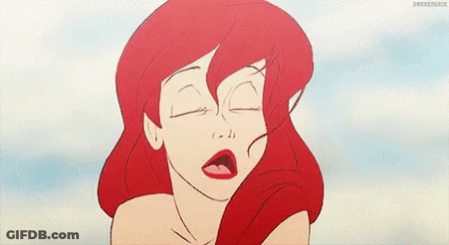 Exasperated Ariel The Little Mermaid GIF