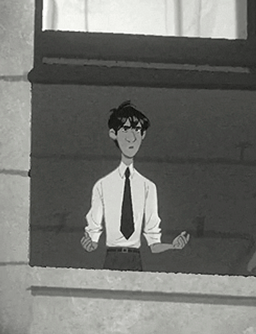 Exasperated George Paperman GIF