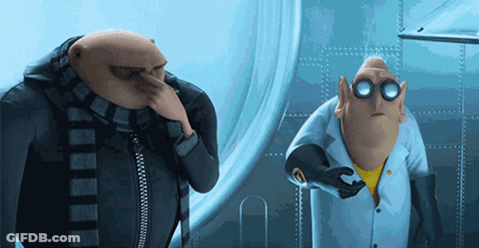 Exasperated Gru Despicable Me GIF