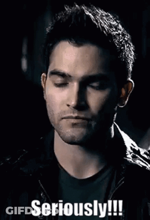 Exasperated Tyler Hoechlin Seriously GIF