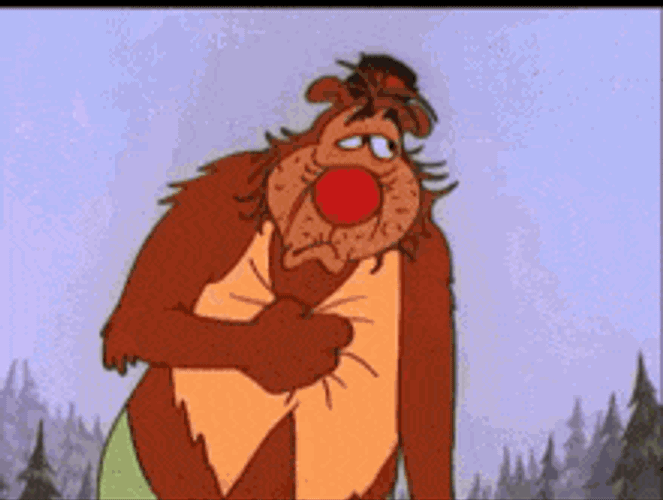 Exausto Urso Mendigando GIF