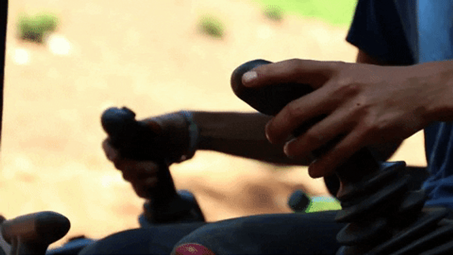 Excavator Joystick Controller GIF