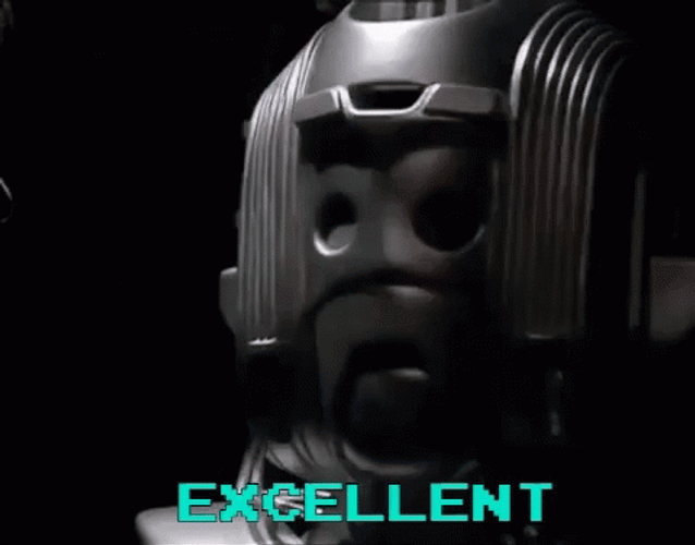 Excellent Cyberman Doctor Who GIF