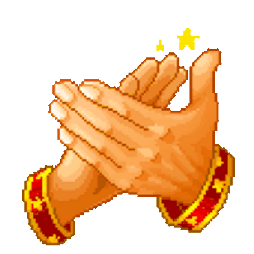 Excellent Hands Clapping Sticker GIF