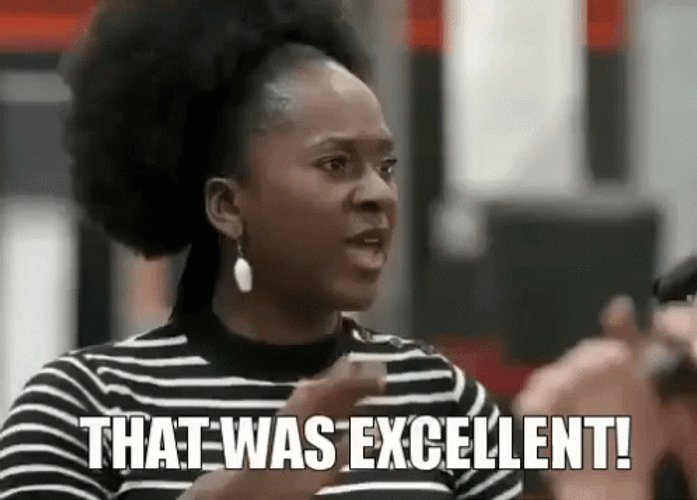Excellent High Five Girl GIF