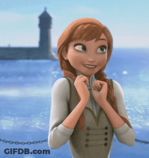 Excited Anna Yippee Meme GIF