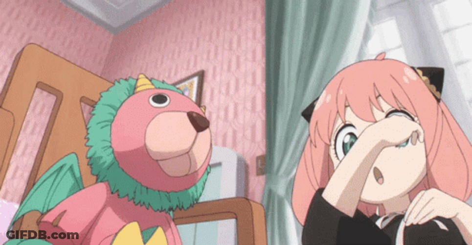 Excited Anya Forger Salute GIF