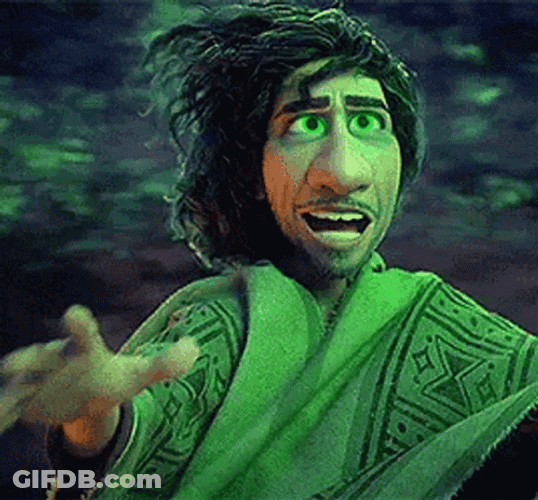 Excited Bruno Madrigal Encanto GIF