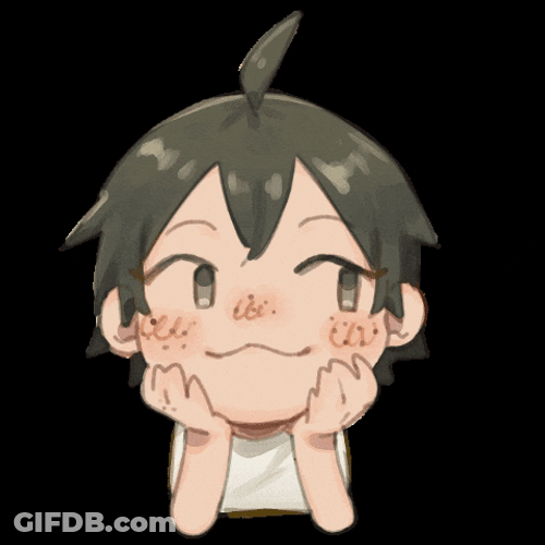 #Excited Chibi Anime Boy Wide Smile GIF