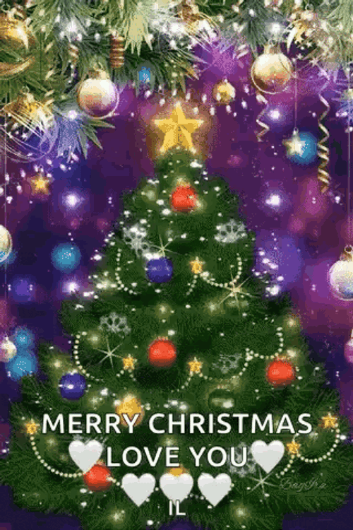 Excited Christmas Tree GIF