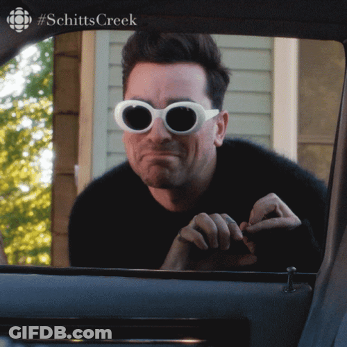 Excited David Rose Can't Wait Schitts Creek GIF