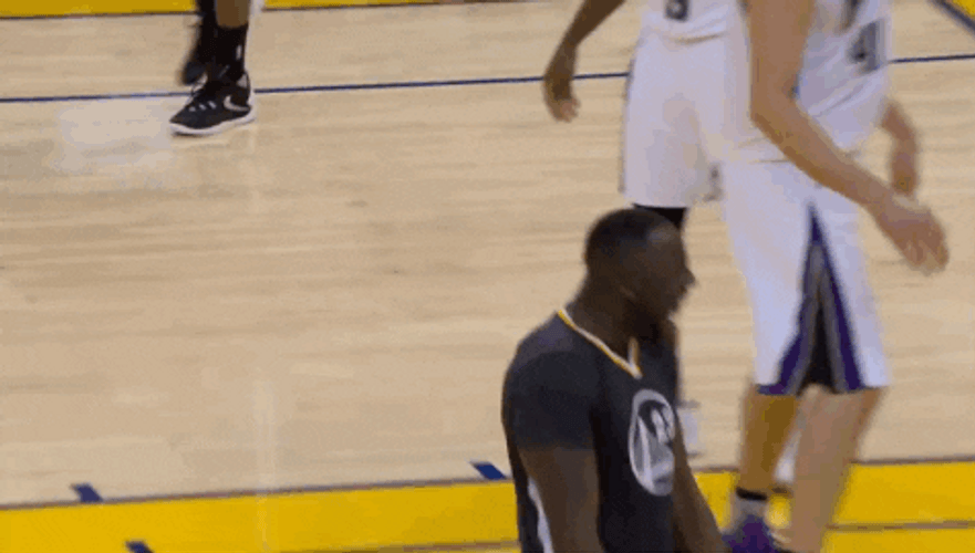 Excited Draymond Green Chest Pumped GIF