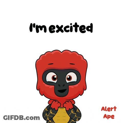 Excited Gorilla Saying Yes GIF