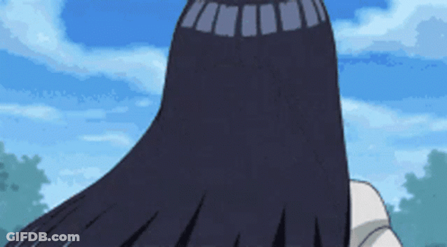 Excited Hinata Hyuga GIF