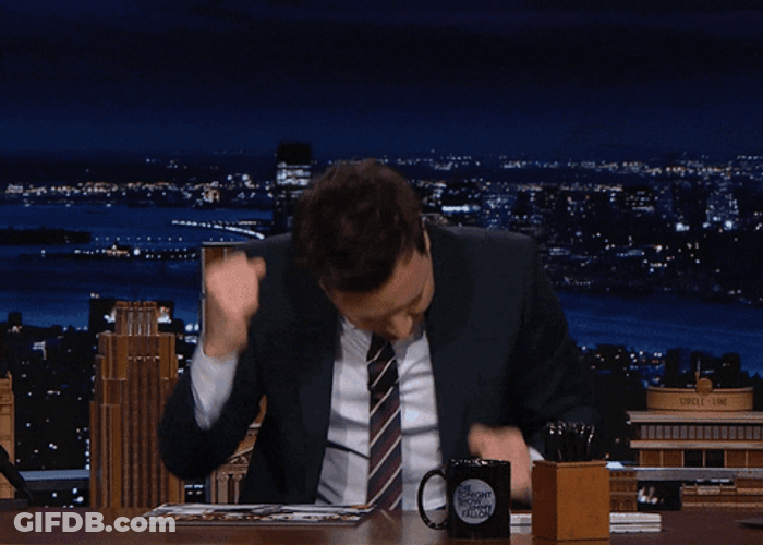 Excited Jimmy Fallon Funny Celebration GIF