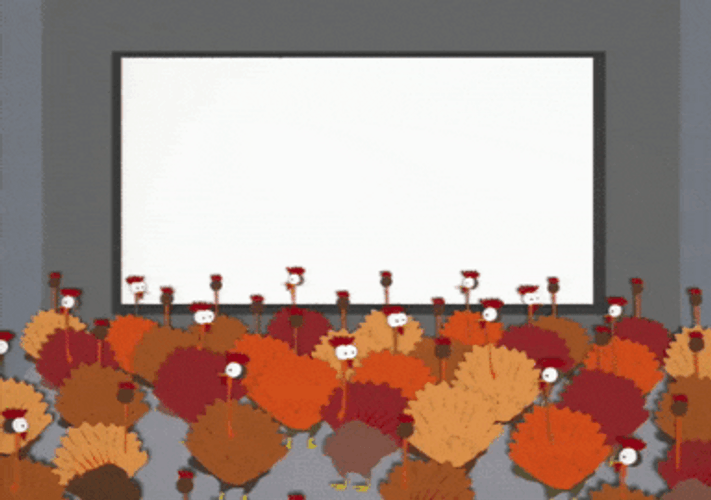 Excited Jumping Turkey Meme GIF