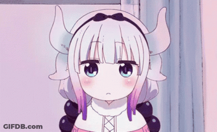 Excited Kanna Kamui GIF