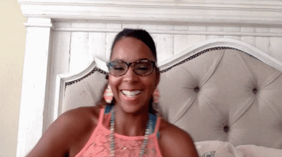 Excited Kristen Broady GIF