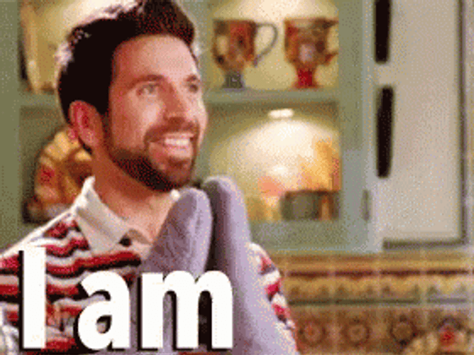 Excited Man Saying I Am In GIF