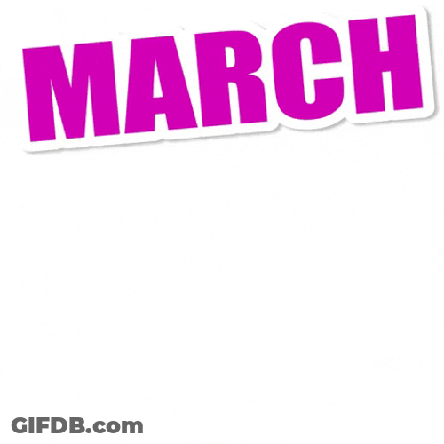Excited March GIF