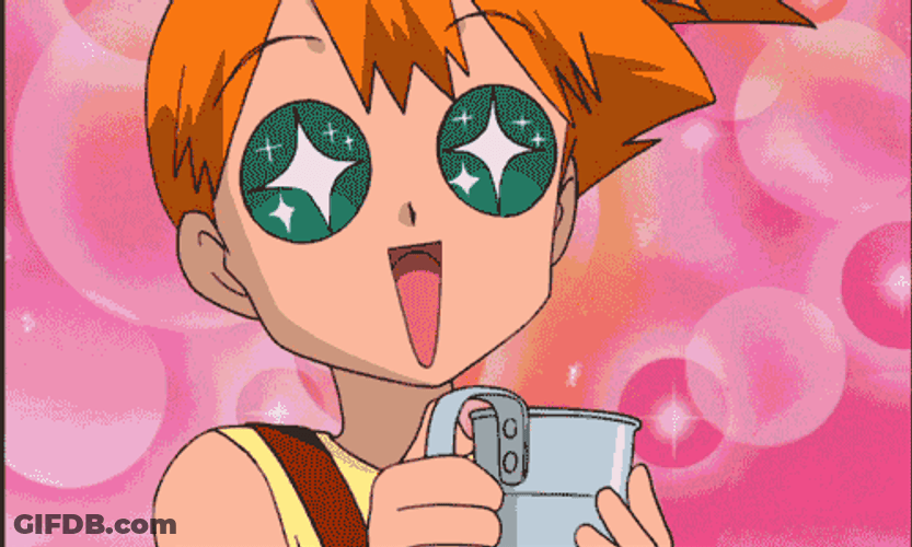 Excited Misty From The Anime Pokemon GIF