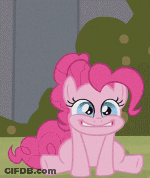 Excited Pinkie Pie GIF