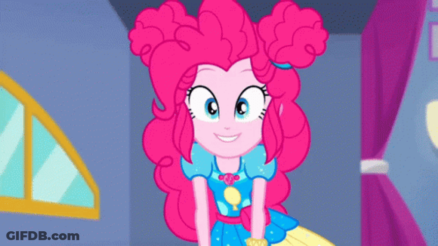 Excited Pinkie Pie GIF