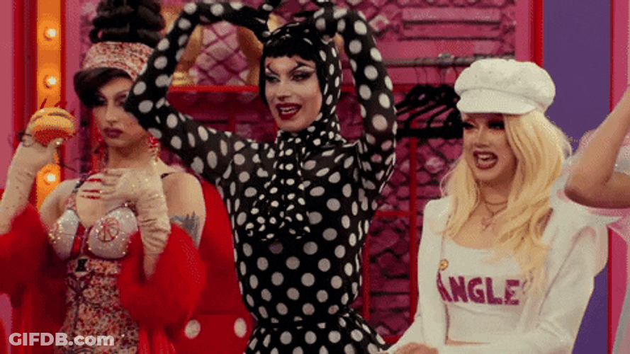 Excited Queens Drag Race GIF