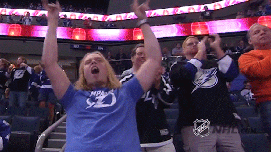Excited Rock On GIF