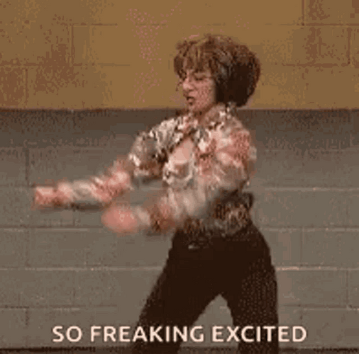 Excited Tootsie Dancing GIF