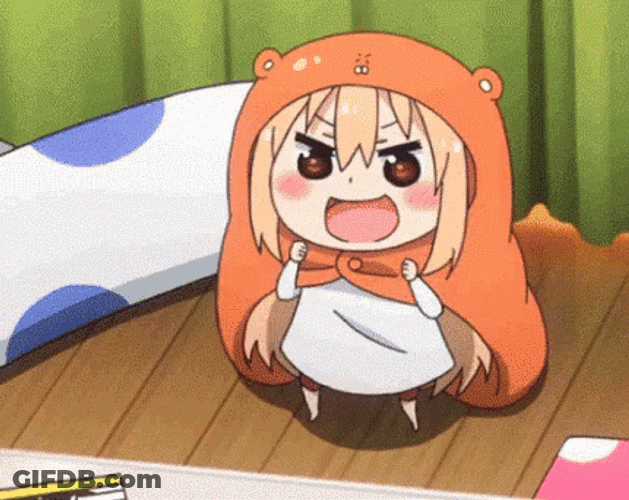 Excited Umaru Chan GIF