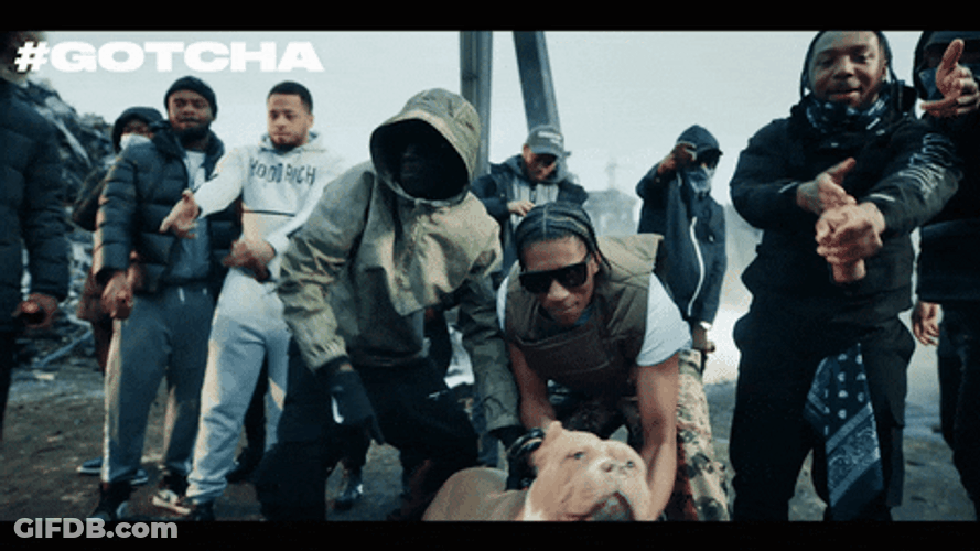 Excited Vybz Kartel Gang GIF