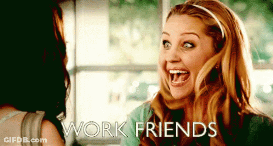 Excited Work Bestie GIF