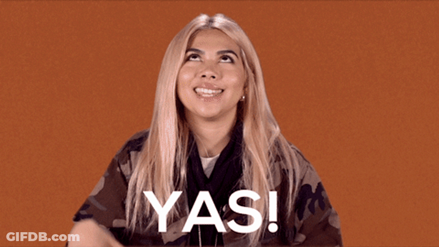 Excited Yass Hayley Kiyoko GIF