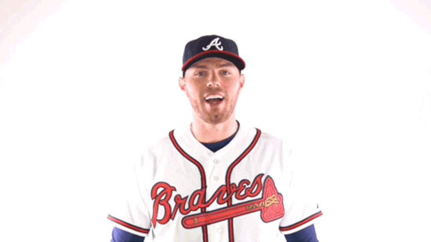 Excited Yes Atlanta Braves Chop GIF