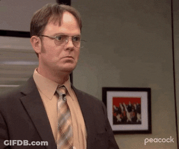 Excited Yes Dwight Schrute GIF