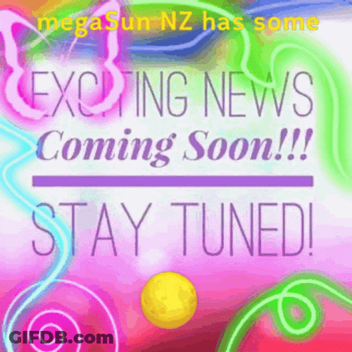 Exciting News Coming Soon Shining Artwork GIF