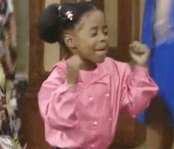 Exciting Win Little Girl GIF
