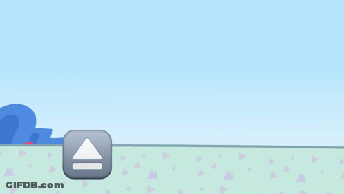 Exclamation Point Sign Next To Bye Sign GIF