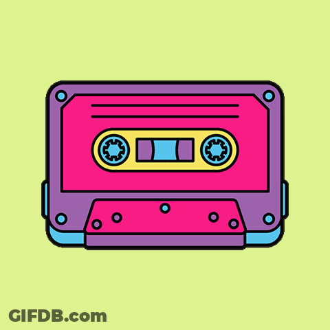 Exclusive Nostalgia Logo Black Background GIF