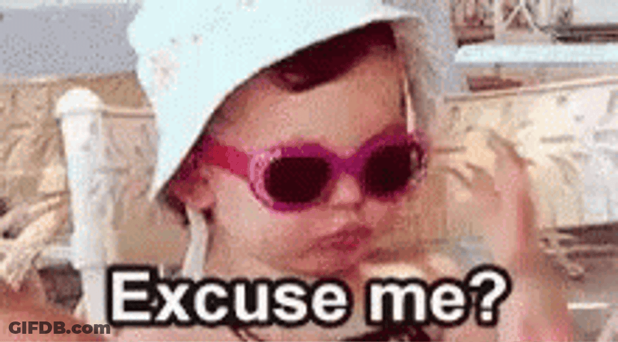 Excuse Me Cool Baby GIF