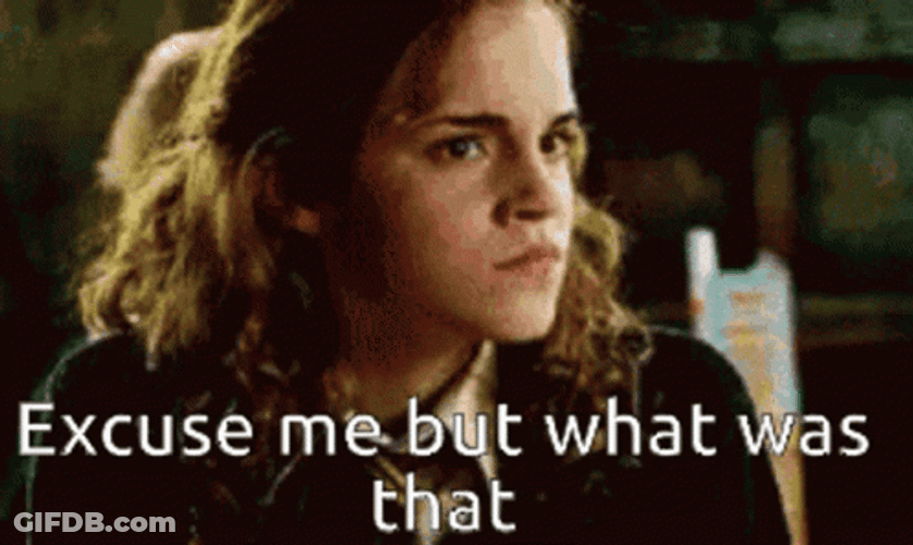 Excuse Me Hermione Granger GIF